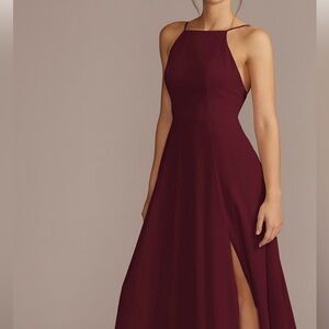 David’s bridal wine dress